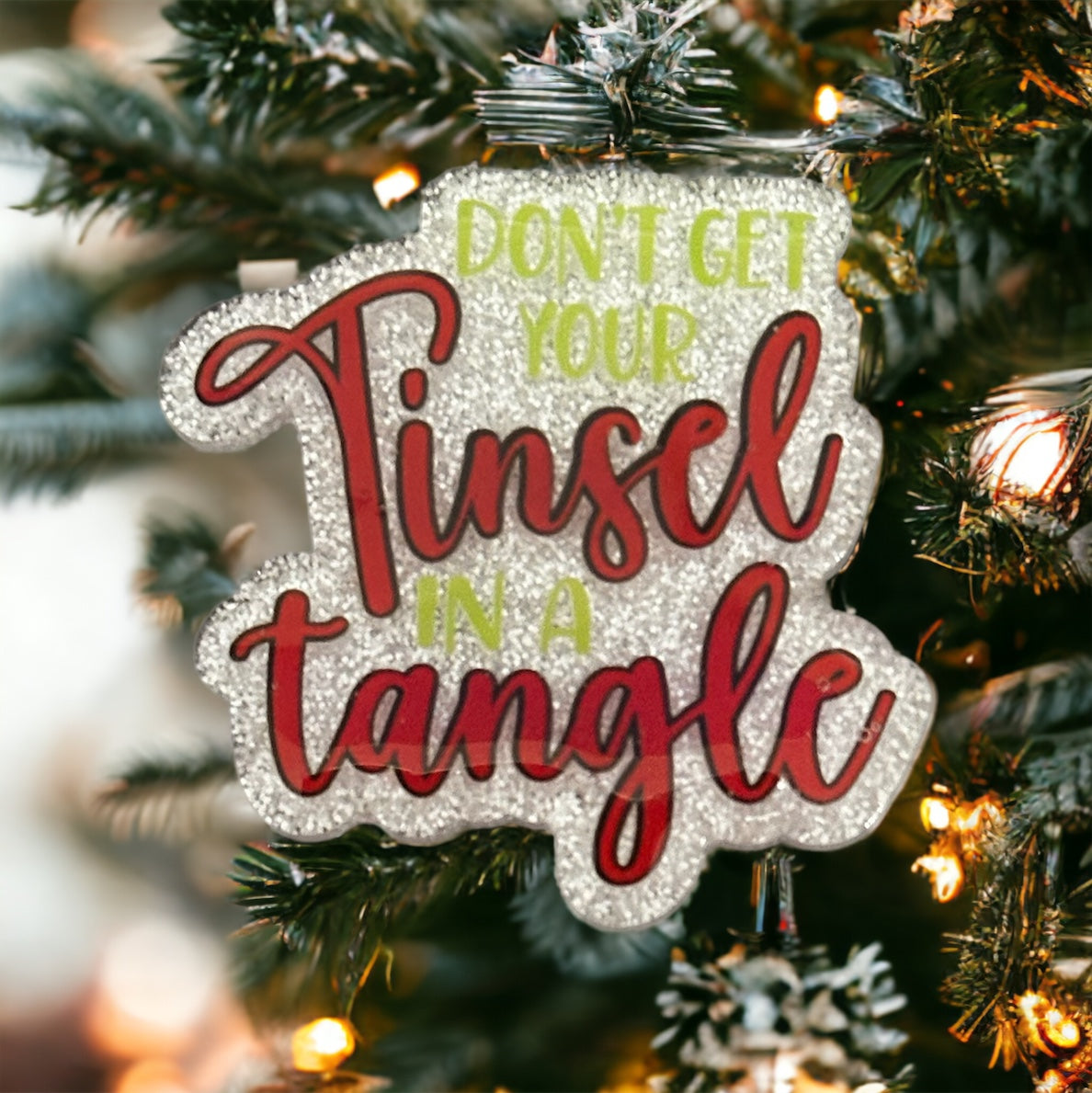 Don’t Get Your Tinsel in a Tangle Badge Reel