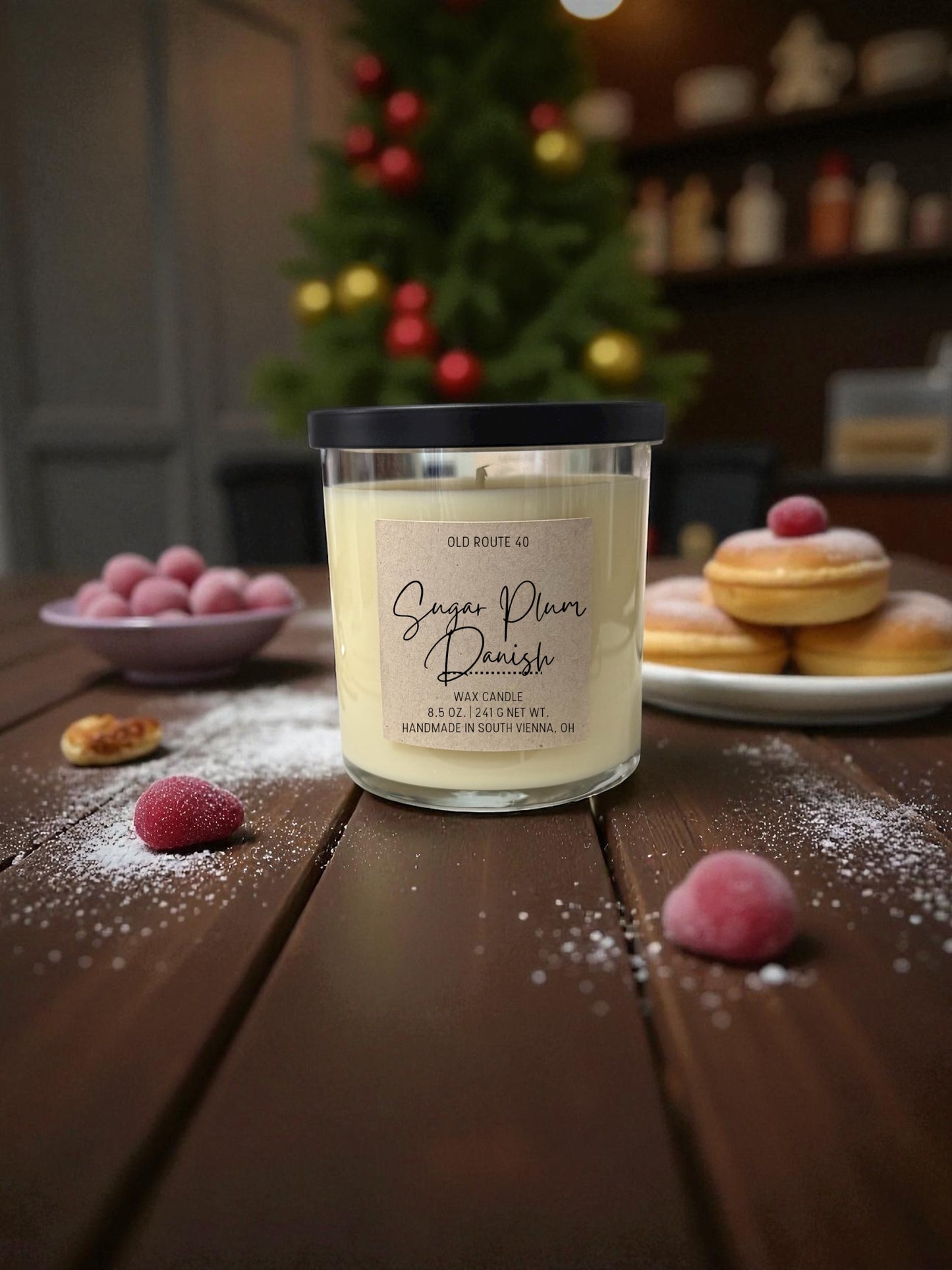 Sugar Plum Danish Candle