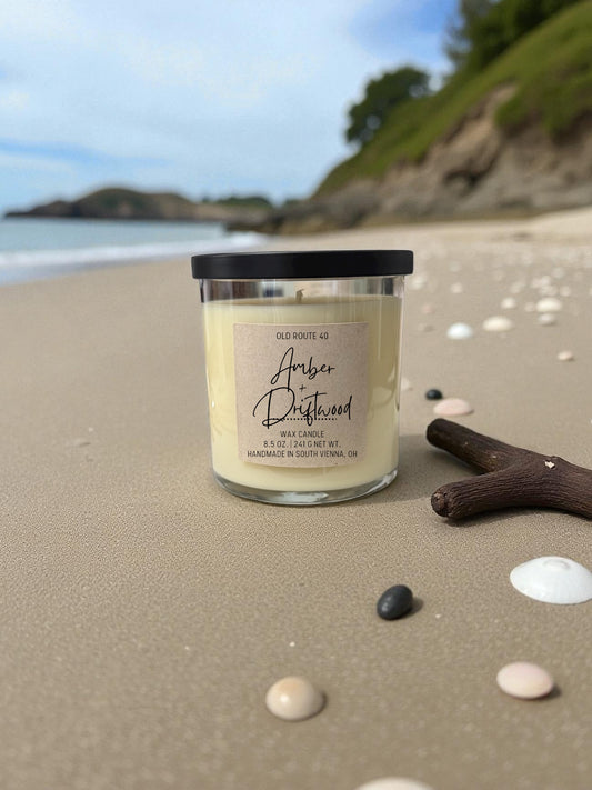 Amber & Driftwood Candle
