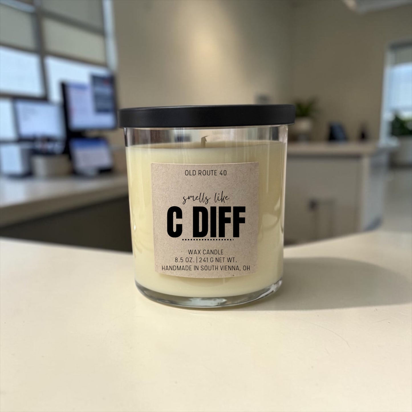 Smells Like C. Diff Candle