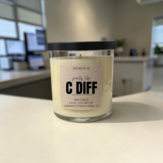 Smells Like C. Diff Candle