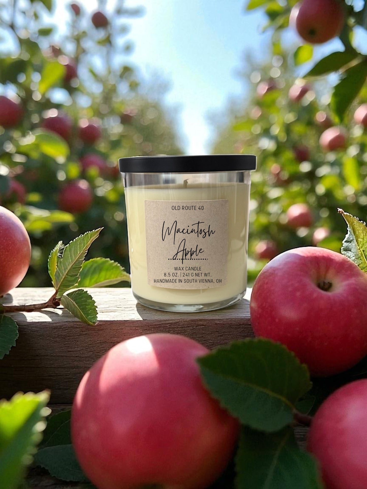 Macintosh Apple Candle