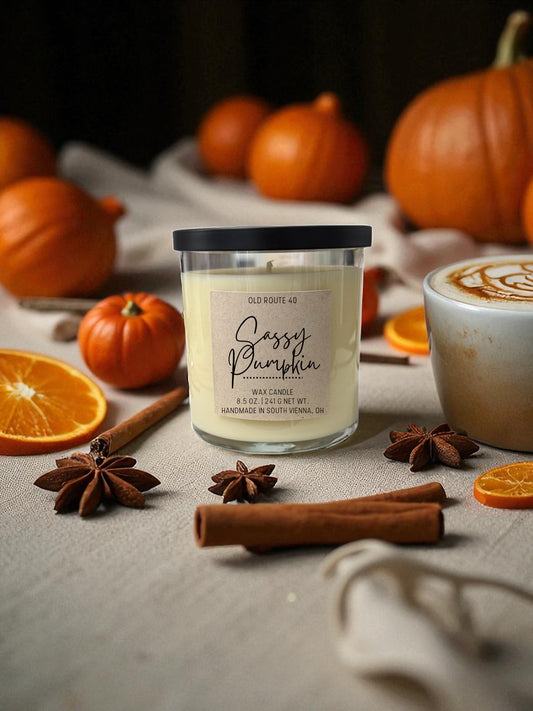 Sassy Pumpkin Candle