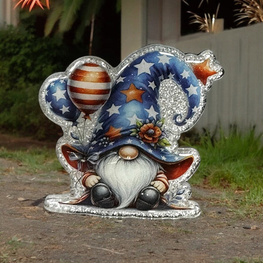 4th Of July Gnome Badge Reel