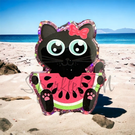 Watermelon Kitty Badge Reel